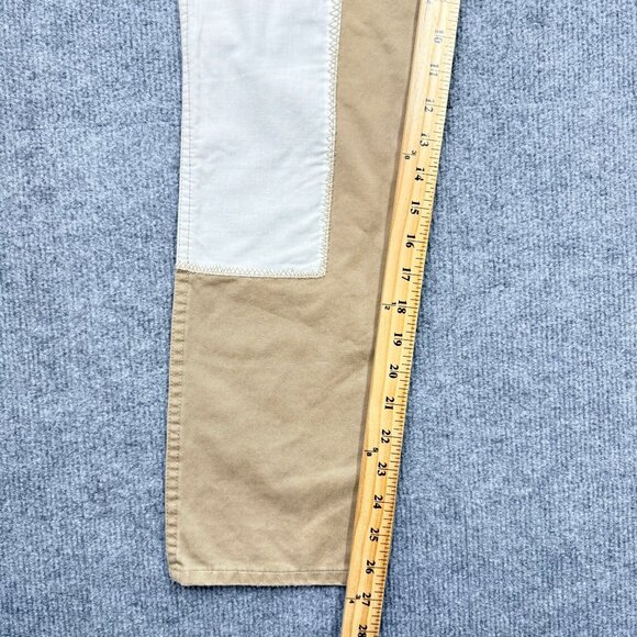 J.Crew Womens Patchwork Vintage Straight Chino Pants Size 25 NEW - Picture 11 of 14